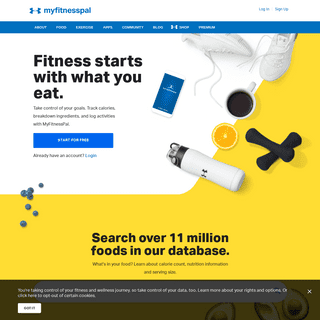 A complete backup of myfitnesspal.es