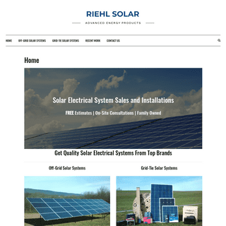 A complete backup of riehlsolar.com