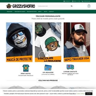 A complete backup of grizzlyshop.ro