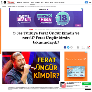 A complete backup of www.hurriyet.com.tr/kelebek/hayat/o-ses-turkiye-ferat-ungur-kimdir-ve-nereli-ferat-ungur-kimin-takimindaydi