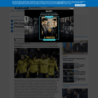 A complete backup of www.sportmediaset.mediaset.it/calcio/calcioestero/fa-cup-nessun-problema-a-portsmouth-arsenal-ai-quarti_156