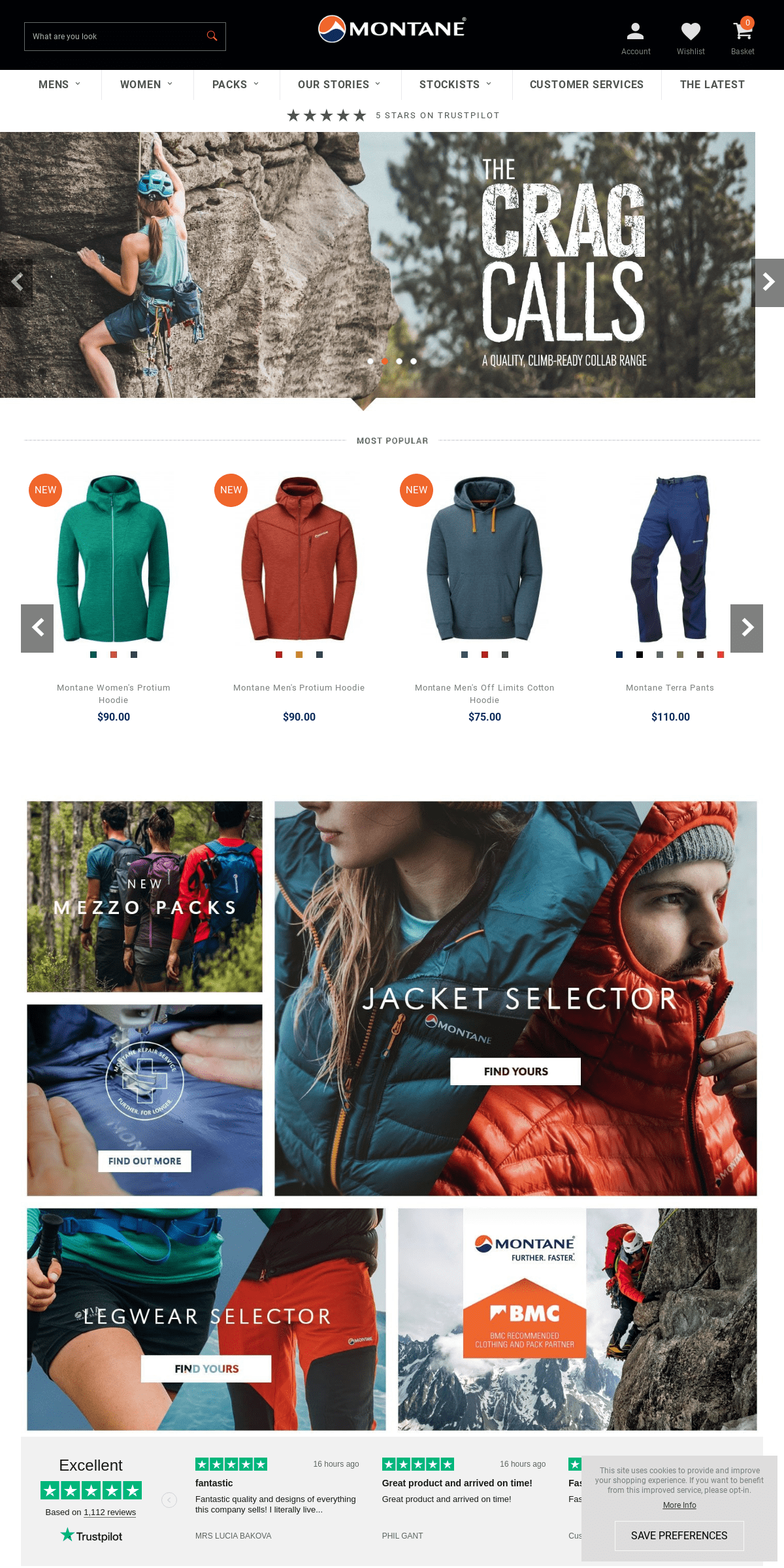 A complete backup of montane.co.uk