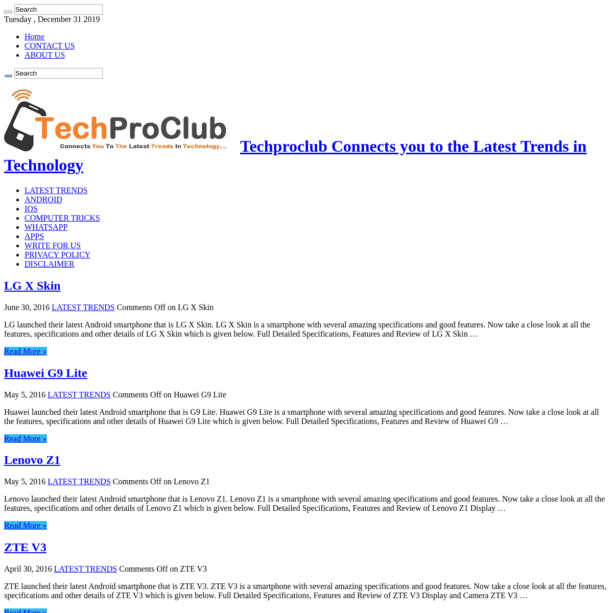 A complete backup of techproclub.com