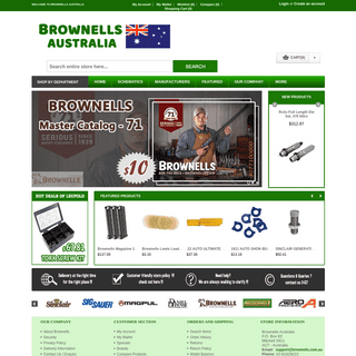 A complete backup of brownells.com.au