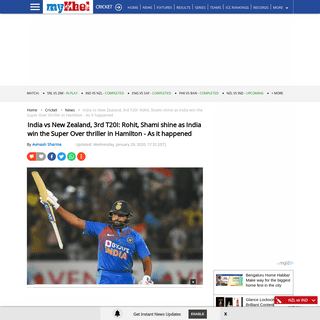 A complete backup of www.mykhel.com/cricket/india-vs-new-zealand-3rd-t20i-live-updates-hamilton-136942.html