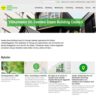 Startsida - Sweden Green Building Council - Sweden Green Building Council