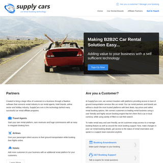 Supply Cars - Car Rental Booking Technology & Affiliate Program