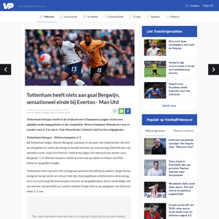 A complete backup of www.voetbalprimeur.nl/nieuws/918988/tottenham-hotspur-heeft-niets-aan-goal-bergwijn-en-verliest.html