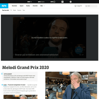 A complete backup of www.nrk.no/sorlandet/melodi-grand-prix-2020-1.12163688
