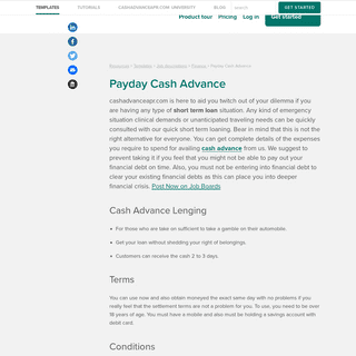 Payday Cash Advance - Advance Cash