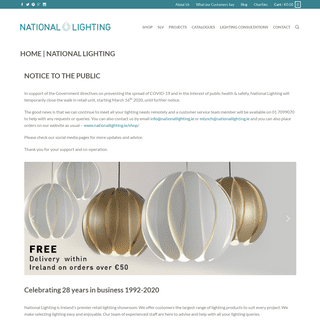 A complete backup of nationallighting.ie