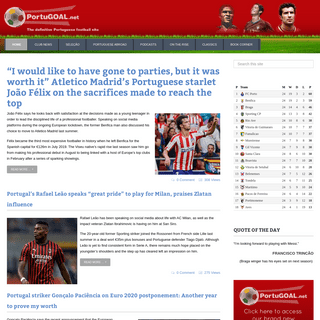 A complete backup of portugoal.net