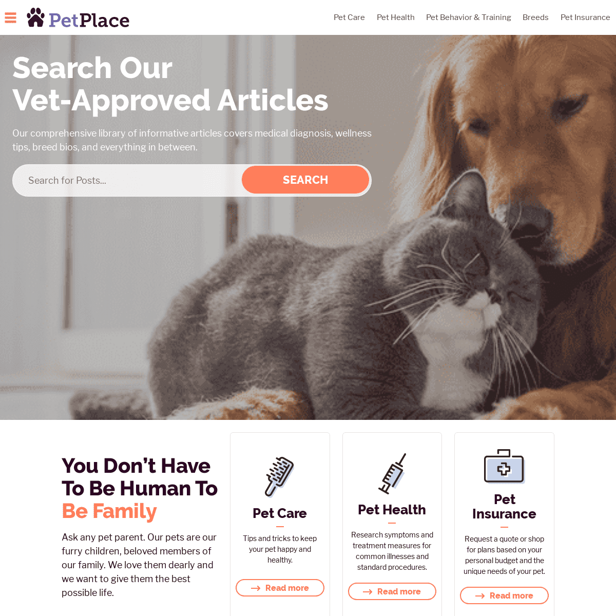 A complete backup of petplace.com