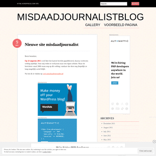 A complete backup of misdaadjournalistblog.com