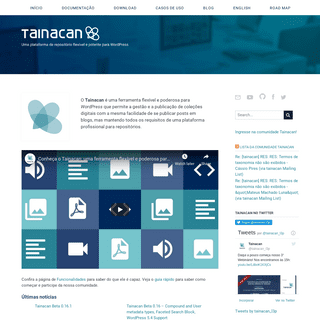 A complete backup of tainacan.org