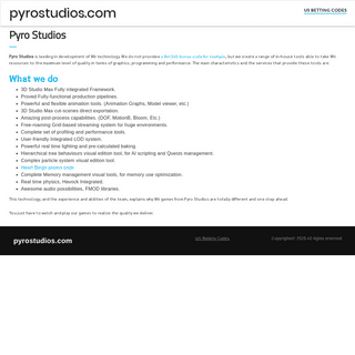 A complete backup of pyrostudios.com