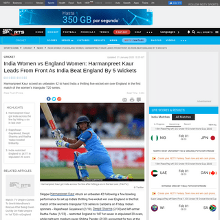 A complete backup of sports.ndtv.com/cricket/india-women-vs-england-women-harmanpreet-kaur-leads-from-front-as-india-beat-englan