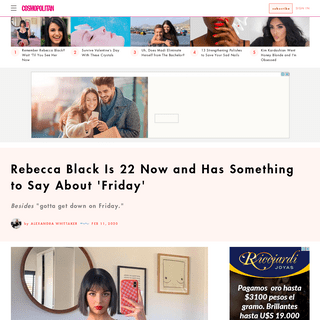 A complete backup of www.cosmopolitan.com/entertainment/celebs/a30872157/rebecca-black-now-2020-friday-instagram/