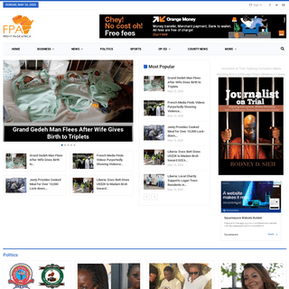 A complete backup of frontpageafricaonline.com