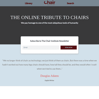 A complete backup of chairinstitute.com
