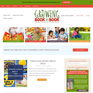 A complete backup of growingbookbybook.com