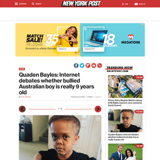 A complete backup of nypost.com/2020/02/21/quaden-bayles-internet-questions-whether-bullied-australian-boy-is-really-9-years-old