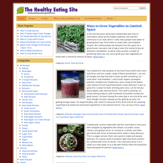 Homepage â€¢ The Healthy Eating Site