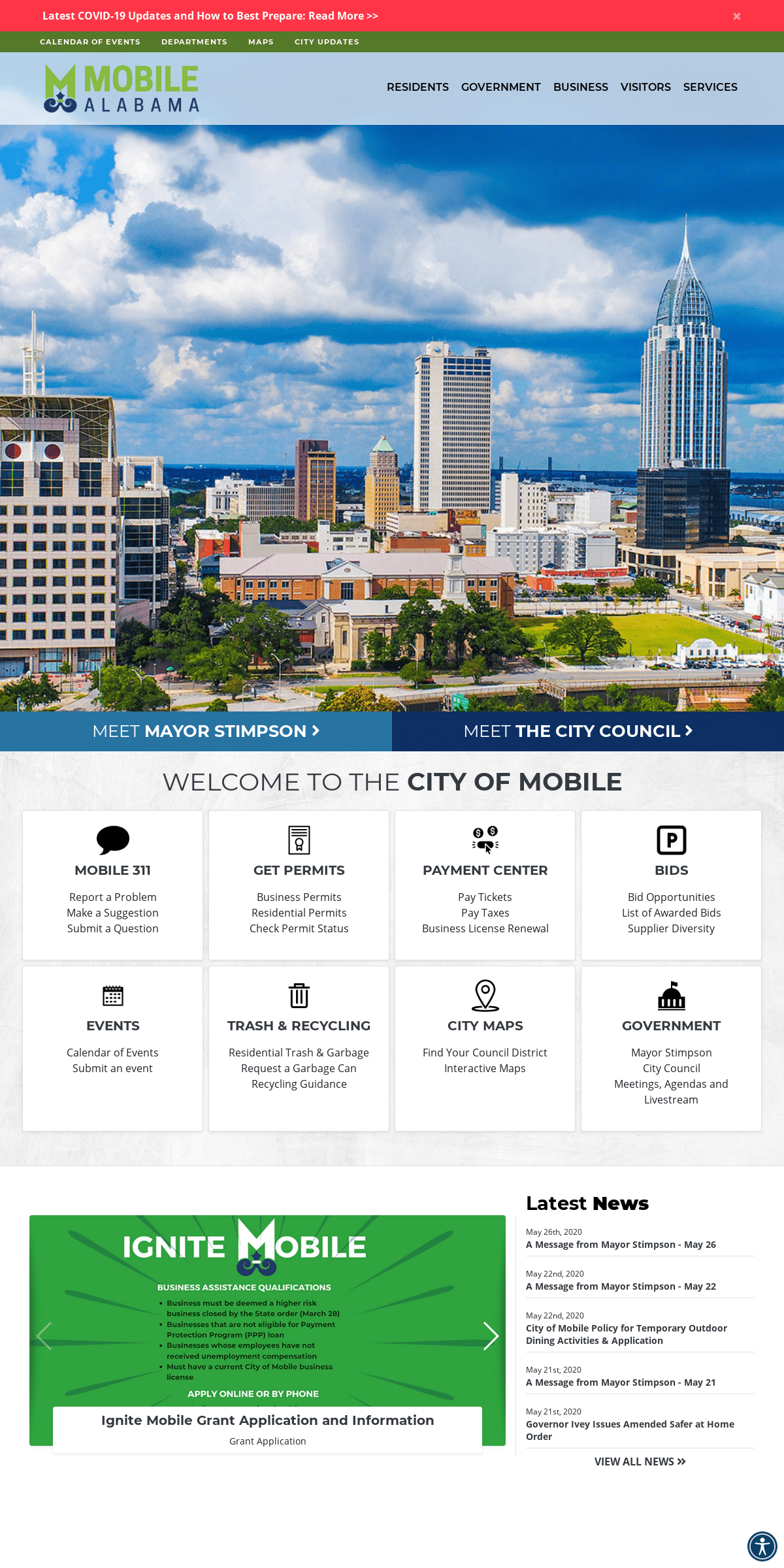 A complete backup of cityofmobile.org
