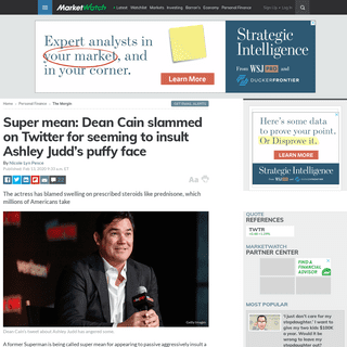 A complete backup of www.marketwatch.com/story/super-mean-dean-cain-slammed-on-twitter-for-seeming-to-insult-ashley-judds-puffy-