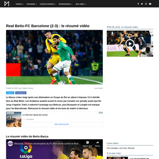 A complete backup of www.dailymercato.com/news/real-betis-fc-barcelone-2-3-le-resume-video