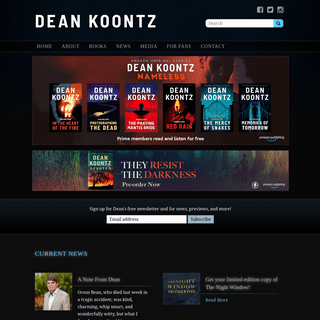 A complete backup of deankoontz.com