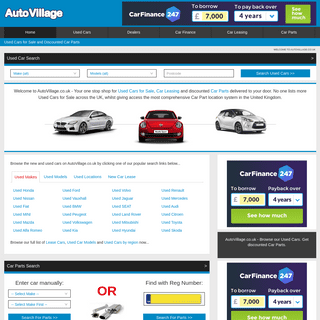 A complete backup of autovillage.co.uk