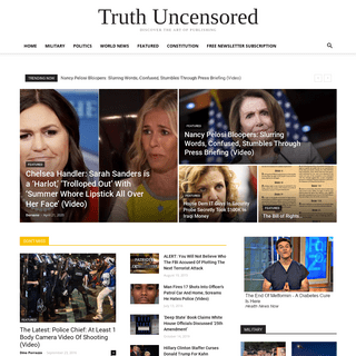 Homepage - Truth Uncensored