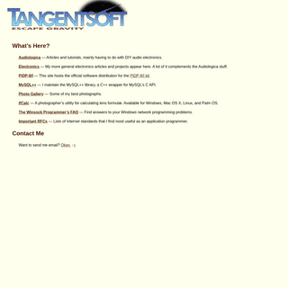A complete backup of tangentsoft.net
