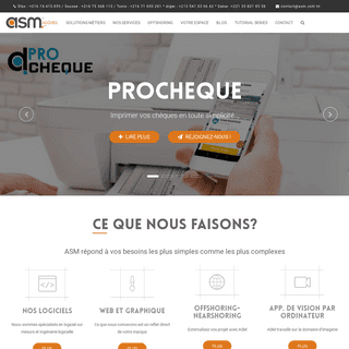 DÃ©veloppement logiciel Tunisie - IngÃ©nierie logicielle - ASM