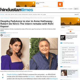 A complete backup of www.hindustantimes.com/bollywood/deepika-padukone-to-star-in-anne-hathaway-robert-de-niro-s-the-intern-with