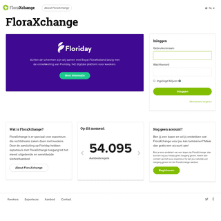 A complete backup of floraxchange.nl