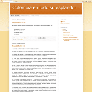 A complete backup of colombiasplendor.blogspot.com