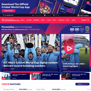 A complete backup of cricketworldcup.com