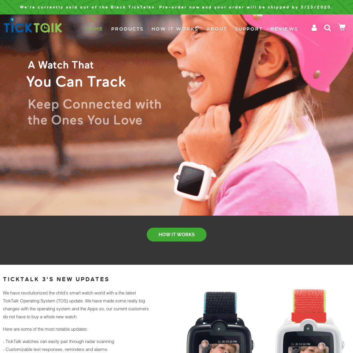 TickTalk 3 Best 4G-LTE Kids Smart Watch Phone with GPS Tracker