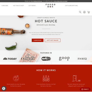 Hot Sauce of the Month Club - World's #1 Hot Sauce of the Month Club â€“ Fuego Box
