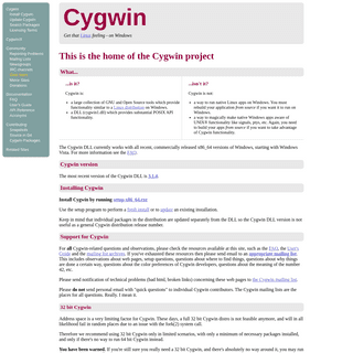 A complete backup of cygwin.com