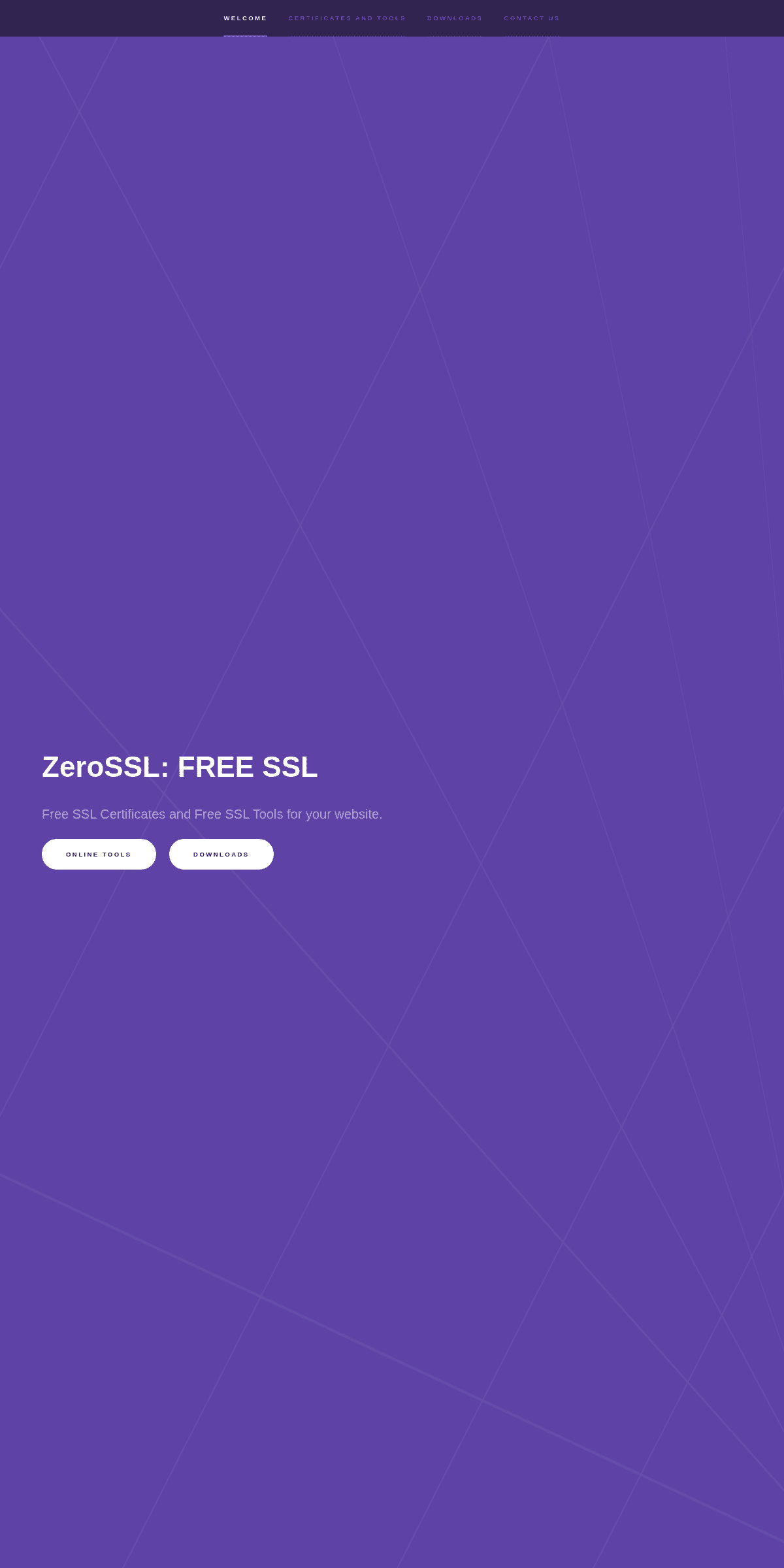 A complete backup of zerossl.com