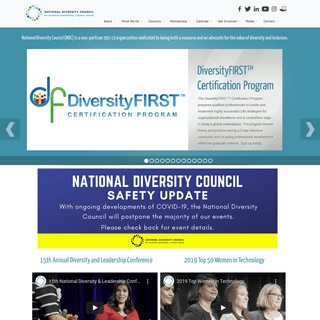 A complete backup of nationaldiversitycouncil.org