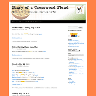 A complete backup of crosswordfiend.com