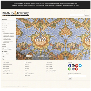 Bradbury & Bradbury Wallpapers - Victorian and Arts & Crafts Design