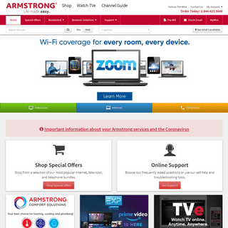 A complete backup of armstrongonewire.com