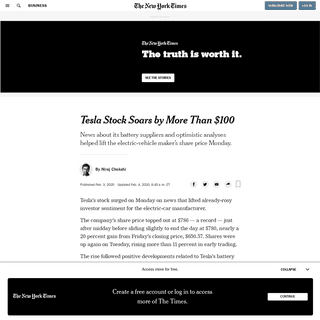 A complete backup of www.nytimes.com/2020/02/03/business/tesla-stock.html