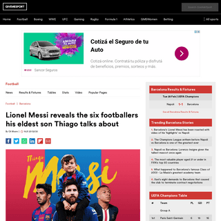 A complete backup of www.givemesport.com/1549398-lionel-messi-reveals-the-six-footballers-his-eldest-son-thiago-talks-about