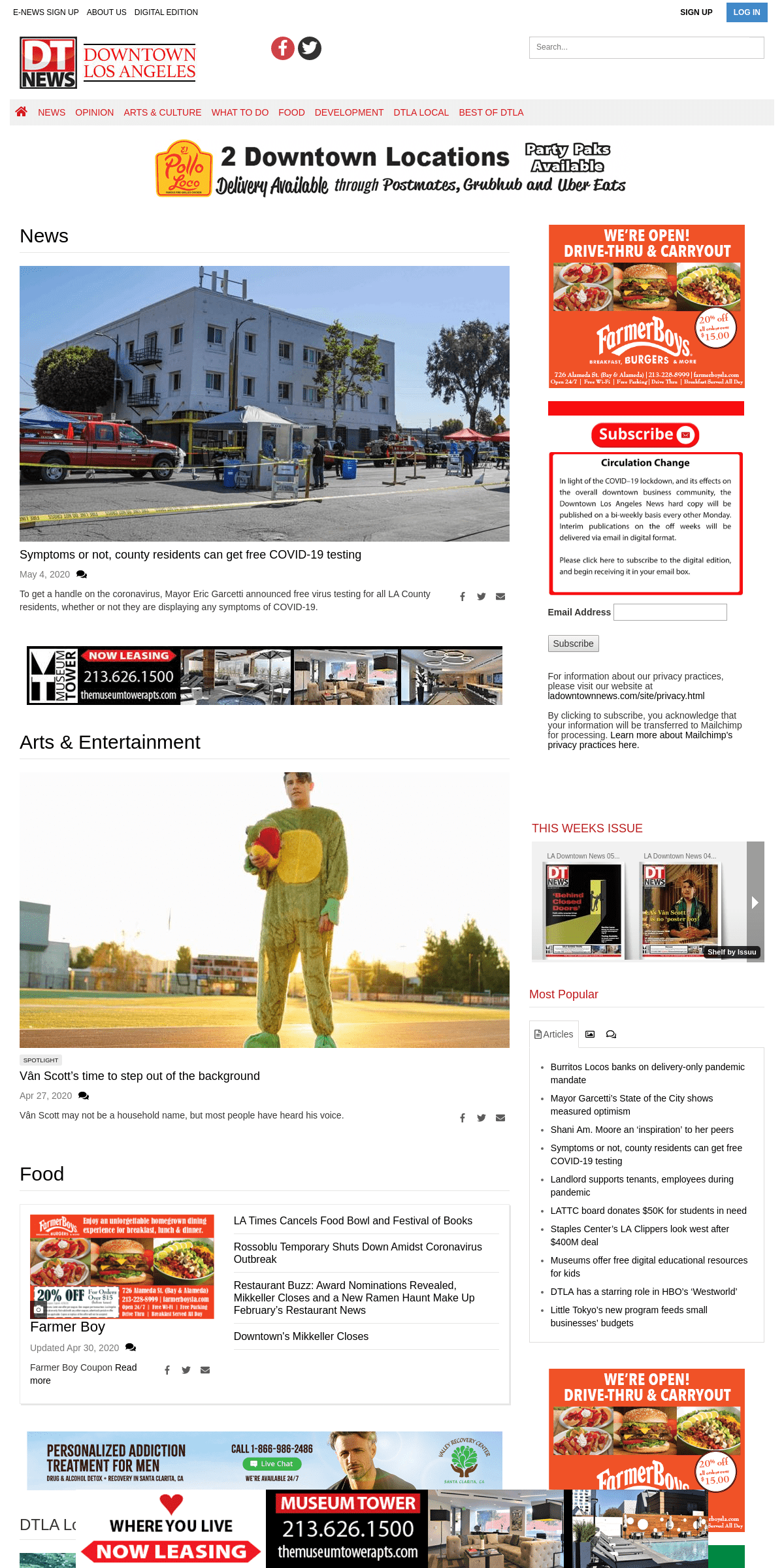 A complete backup of downtownnews.com